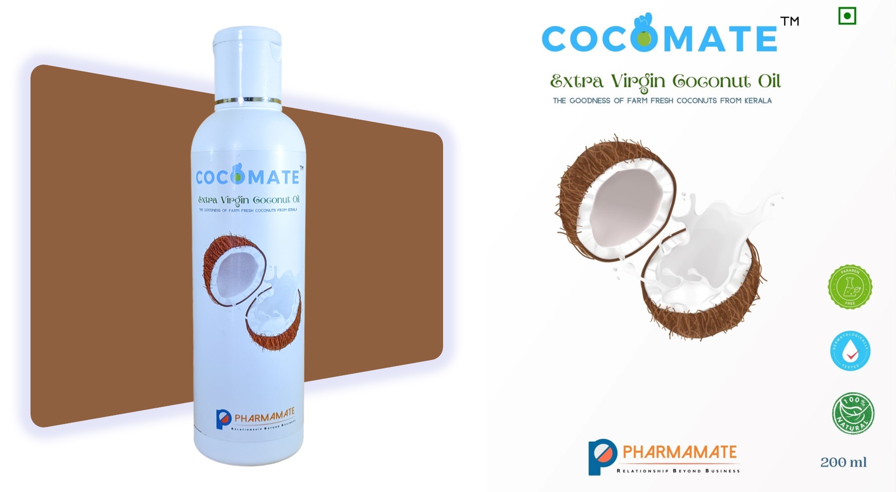 Cocomate - Extra Virgin Coconut Oil, Pharmamate Cocomate - Extra Virgin Coconut Oil, Pharmamate